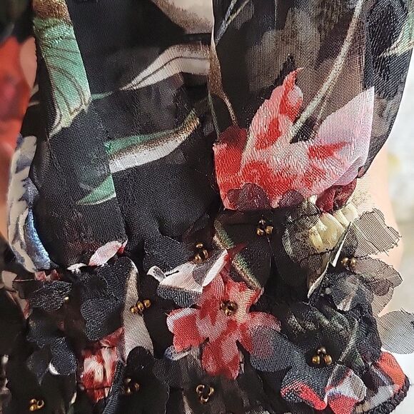 Foxiedox floral fit and flare dress - Picture 5 of 8